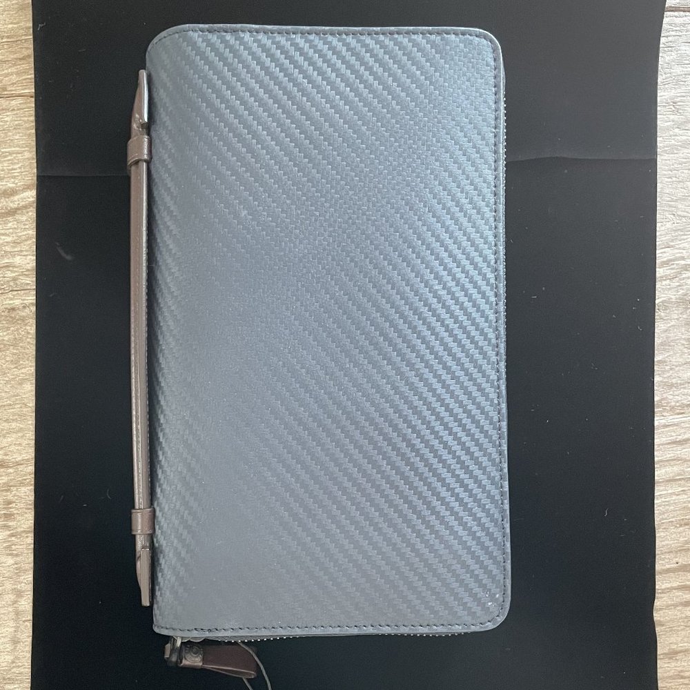 Dunhill London Men’s Travel Agenda Wallet - Navy - Authentic - NWT - Picture 2 of 10